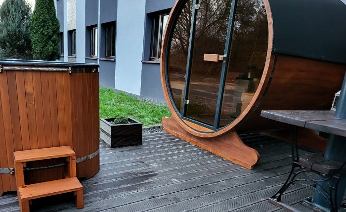 Outdoorsauna Elektrisch inkl.Saunaofen