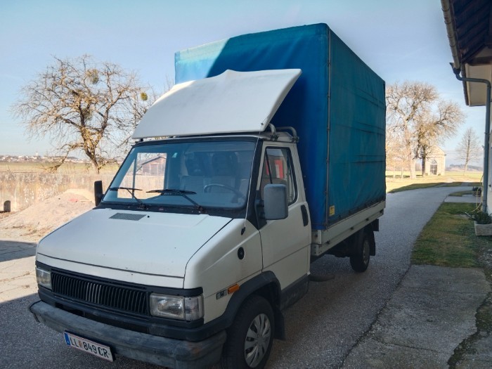 Verkaufe Fiat Ducato Pritsche mit Planen Aufbau