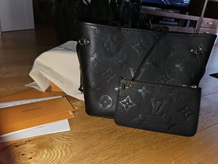Louis Vuitton Monogram Empreinte Neverfull MM